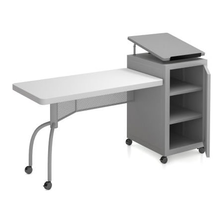 NATIONAL PUBLIC SEATING Oklahoma Sound Edupod Lectern/Teacher's Desk Combo 68"L X 24"W EDPD